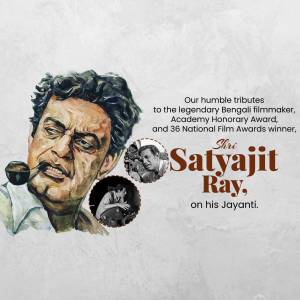 satyajit ray poster design