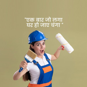 Home Painting Services Business Poster For WhatsApp