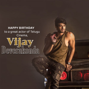 Vijay Deverakonda birthday poster
