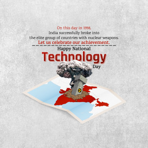 Image commemorating India's successful nuclear weapon tests on May 11, 1998.