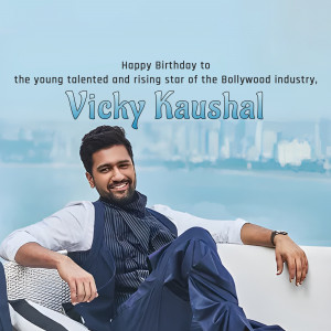 Vicky Kaushal birthday greeting image