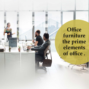 People working in a bright, modern office with large windows.