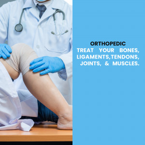 Doctor examining a patient's knee