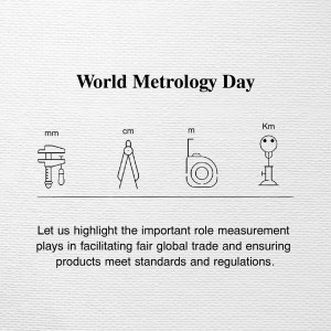 World Metrology Day illustration with measurement tools