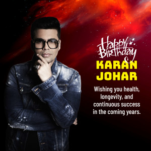 Karan Johar Birthday Wish Advertisement For Twitter