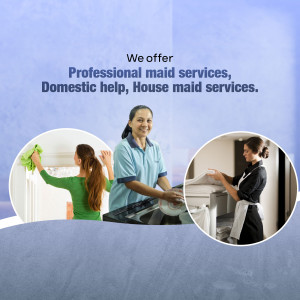 Image of maids providing cleaning services