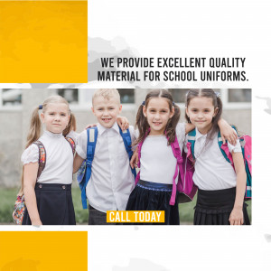 Group of school children in uniforms