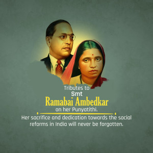 Ramabai Ambedkar Punyatithi Template