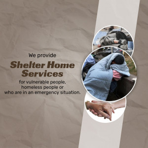 Image depicting shelter home services for vulnerable and homeless people.