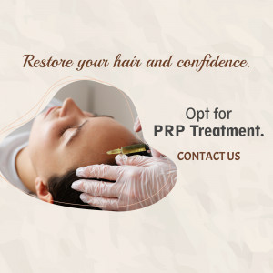 Woman receiving PRP treatment for hair restoration