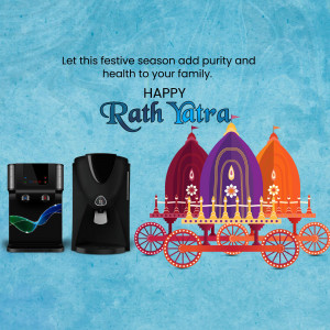 Rath Yatra festival greeting with water purifiers