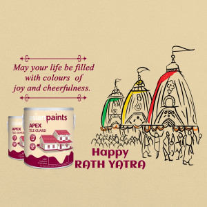 Asian Paints Rath Yatra Greeting