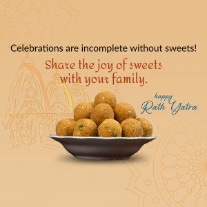 Rath Yatra sweets and celebration image