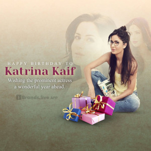 Katrina Kaif birthday wish with gifts