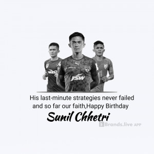 Sunil Chhetri birthday post with teammates
