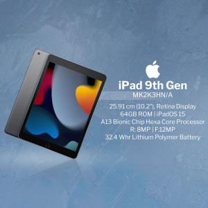 Apple iPad 9th Generation in Space Gray