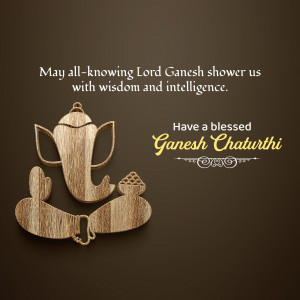 Ganesh Chaturthi Blessings Post For LinkedIn