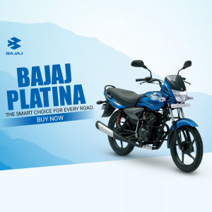 Bajaj Platina - The Smart Choice Template For WhatsApp