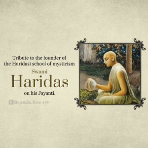 Portrait of Swami Haridas, founder of the Haridasi school of mysticism