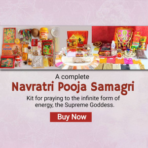 Navratri Pooja Samagri Kit - Complete set for worshipping the Divine Mother