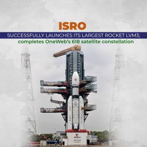 India's Successful LVM3 Rocket Launch Advertisement For LinkedIn