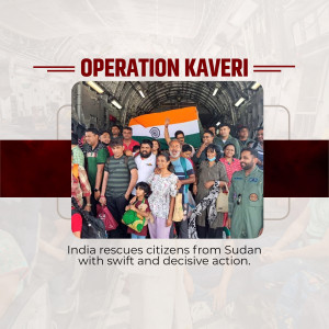 Indian citizens being evacuated from Sudan during Operation Kaveri