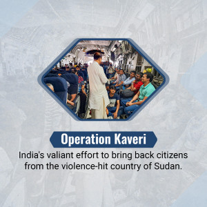 Indian Air Force plane evacuating citizens from Sudan during Operation Kaveri