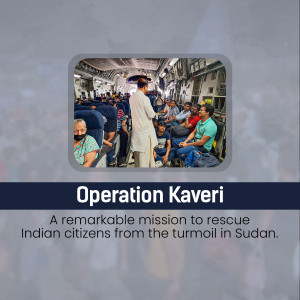 Image depicting the interior of a plane carrying Indian citizens rescued from Sudan during Operation Kaveri.
