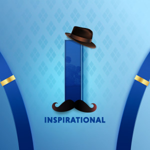 A stylized graphic featuring a number '1' designed as a gentleman with a hat and mustache.