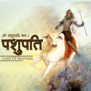 Painting of Lord Shiva riding Nandi the bull