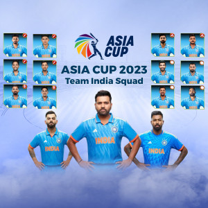 Team India squad for Asia Cup 2023 featuring prominent players
