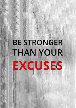 Motivational quote on a textured background