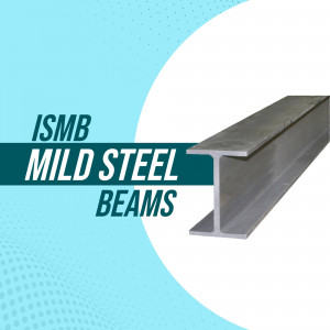 Image of ISM Mild Steel Beams with text overlay