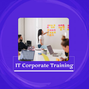 Team brainstorming with sticky notes in a modern office setting