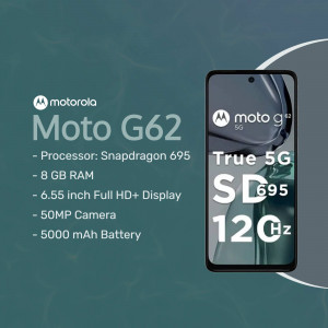 Motorola Moto G52 5G smartphone with specifications