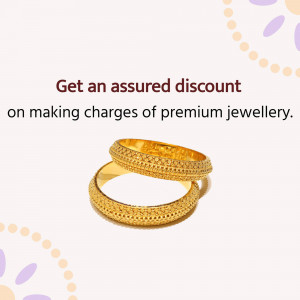 Gold bangles with discount offer