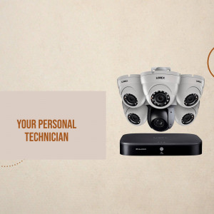 Lorex 4K security camera system with DVR