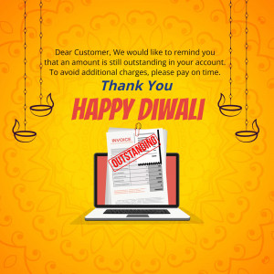 Diwali Payment Reminder Image For Pinterest