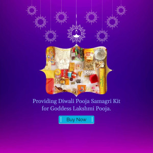Diwali Pooja Samagri Kit Flyer For WhatsApp