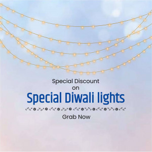 Diwali lights promotion with a special discount offer