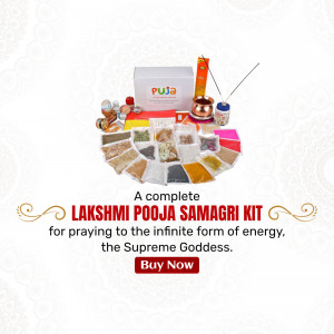Lakshmi Puja Samagri Kit Design For Threads