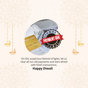 Diwali Payment Reminder Image For Facebook