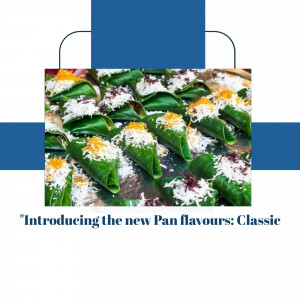 Close-up of colorful Pan (betel leaf preparation) with coconut and spices