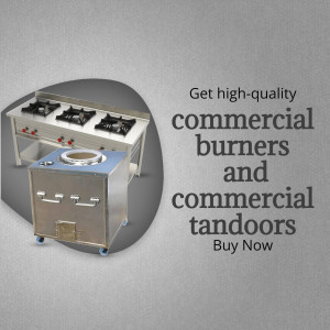 Stainless steel commercial burners and tandoor oven