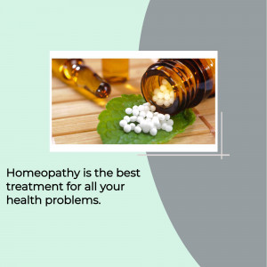 Homeopathic pills and bottles with a green leaf