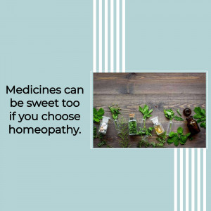 Homeopathic remedies and herbal ingredients on a wooden surface