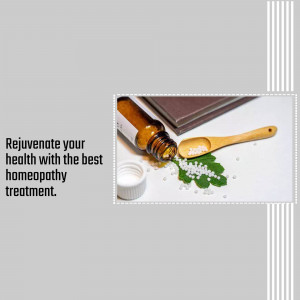 Homeopathic medicine with granules, bottle, and spoon on a white surface