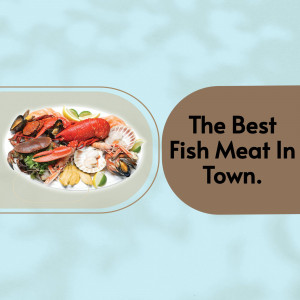 Seafood platter with lobster, crab, mussels, and scallops