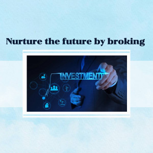 A person writing the word 'INVESTMENT' on a digital screen with financial icons around it.
