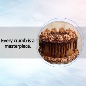Close-up of a rich chocolate cake with chocolate frosting and drips